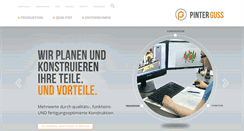 Desktop Screenshot of pinterguss.de