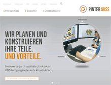 Tablet Screenshot of pinterguss.de